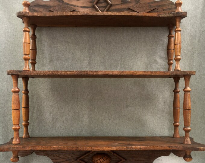 Antique French Shelf Early 1900's Woodwork Sculpture Wood Etsy