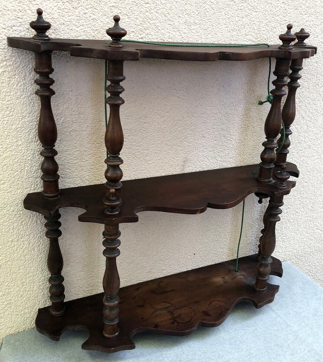 Antique French Shelf Early 1900's Woodwork Sculpture Black Etsy