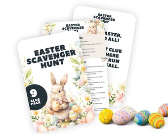 Easter Scavenger Hunt | Printable Easter Scavenger Hunt | Easter Activities for Kids | Scavenger Hunts | Instant Download