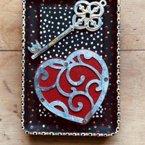 Folk art heart, Key to my heart, heart art, heart, love, valentine gift, valentines day, hearts, Folk art heart, FREE HEART with purchase