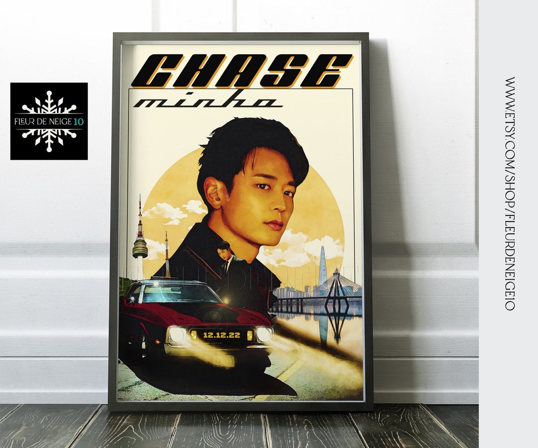 Shinee Minho Choi K-pop CHASE Album Fanart Neo-noir Action Thriller