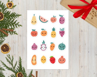 Happy Fruit Sticker Sheet