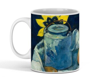 Still Life with Teapot and Fruit Mug – Paul Gauguin, 1896