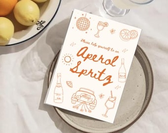 Aperol Spritz Bar-bord – Leuk en stijlvol bruiloftsdecor