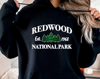 Redwood National Park Sweatshirt, Vintage California Hoodie, Hiker Gift