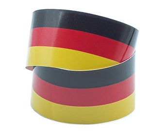 German Stickers | 8 Pack | 30inch full coverage | German Flag Decal