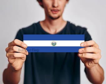 El Salvador Sticker | 30inch full coverage | El Salvadorian Flag Decal