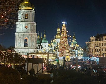 Beautiful Kyiv at Christmas