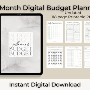 The #1 - VIRAL Budget Planner© PDF Download - The Ultimate Budgeting Tool - Paycheck Budgeting - 12 Month Undated!!