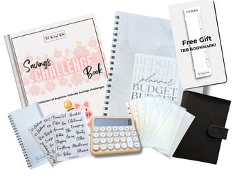 Ultimate Budget Bundle | Budget Organizer | Finance Planner | Budget Notebook | Expense Tracker | Savings Tracker