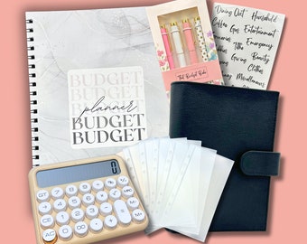 The Essentials Budget Bundle | Budget Organizer | Finance Planner | Budget Notebook | Expense Tracker | Savings Tracker