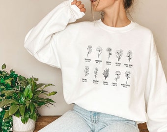 Dios de la flor silvestre dice que eres sudadera del versículo bíblico para las mujeres regalo inspirador camisa bíblica camisa cristiana regalo religioso para los cristianos