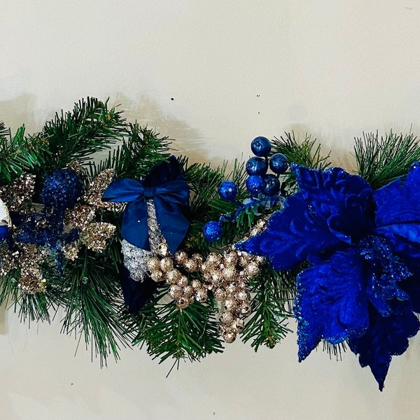 Pre Lit Christmas Garland Etsy