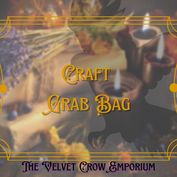 Craft Grab Bag | Craft Supplies | Beading | Scrapbook | Arts and Craft | Stickers | Paper | Junk Journal | Mixed Media | DIY