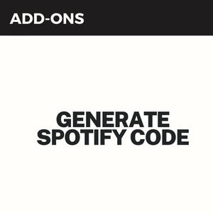 Spotify-code genereren voor Canva-sjabloon