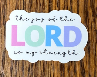 5 - 20 Inspirational Christian Bible Verse Waterproof Die-Cut Stickers - Faith-based Decoration and Encouragement