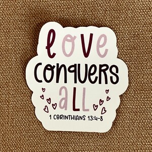 5 - 20 Inspirational Christian Bible Verse Waterproof Die-cut Stickers ...