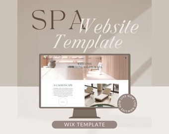 Spa Wix Website Template: Fully Customizable