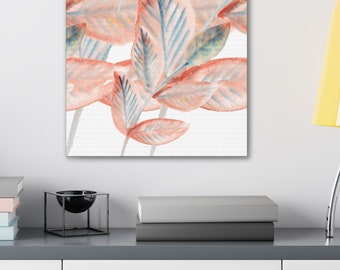 Canvas Wall Art, Ready to hang, Canvas Print, Gift for the Home, Plants, Nature, Botanical, Colorful Art, Modern Home  Decor, Gallery Wrap