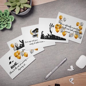 Graduation Greeting Cards: Multi-Design Congratulations (5-Pack)