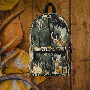 Camouflage Hiking Backpack: Rugged Outdoor Hunting Camping Gear