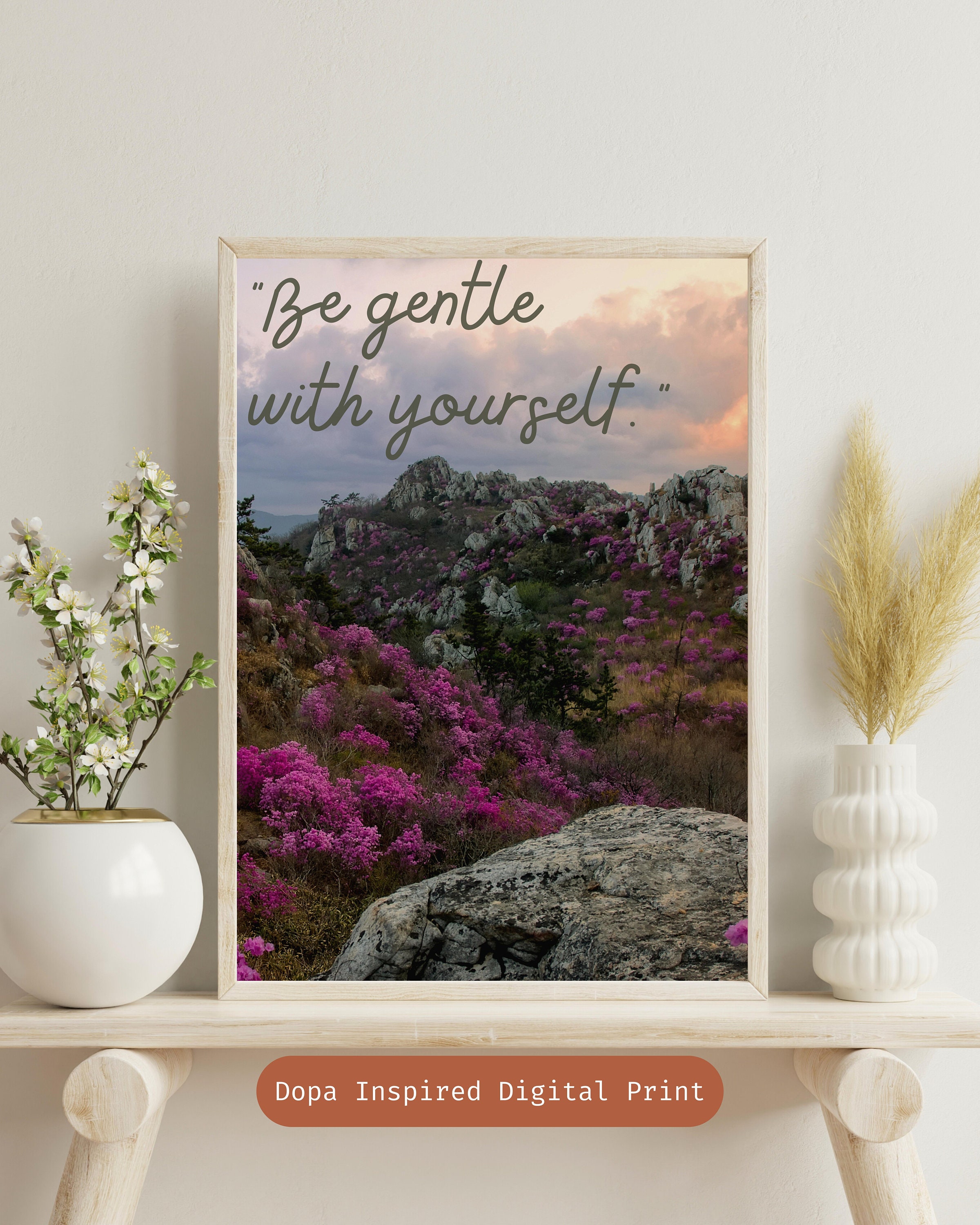 Be Gentle Printable Poster, Digital Poster, Home Decor, Instant ...
