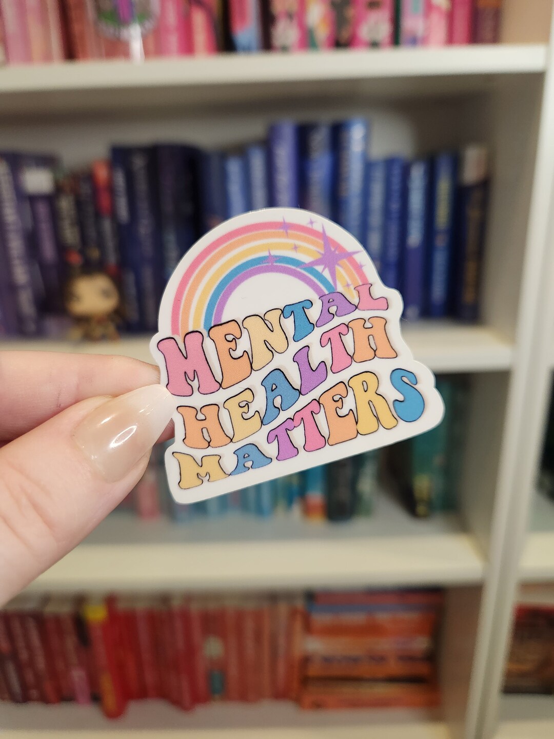 Mental Health Matters Sticker – Rainbow Awareness, Water Resistant - Etsy