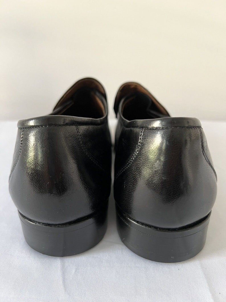 NEW Baker Benjes Loafers Black Leather Slip on Tassel Shoes - Etsy