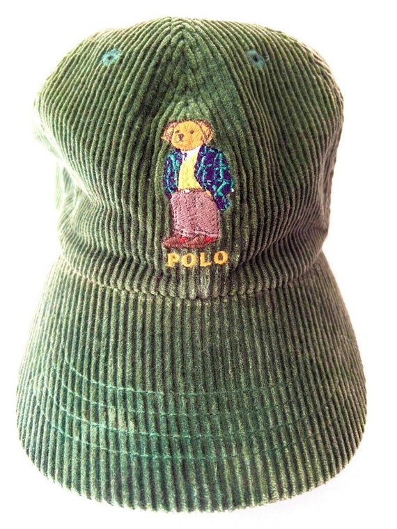 90s Ralph Lauren POLO SPORT Bear Corduroy Velvet … - image 7