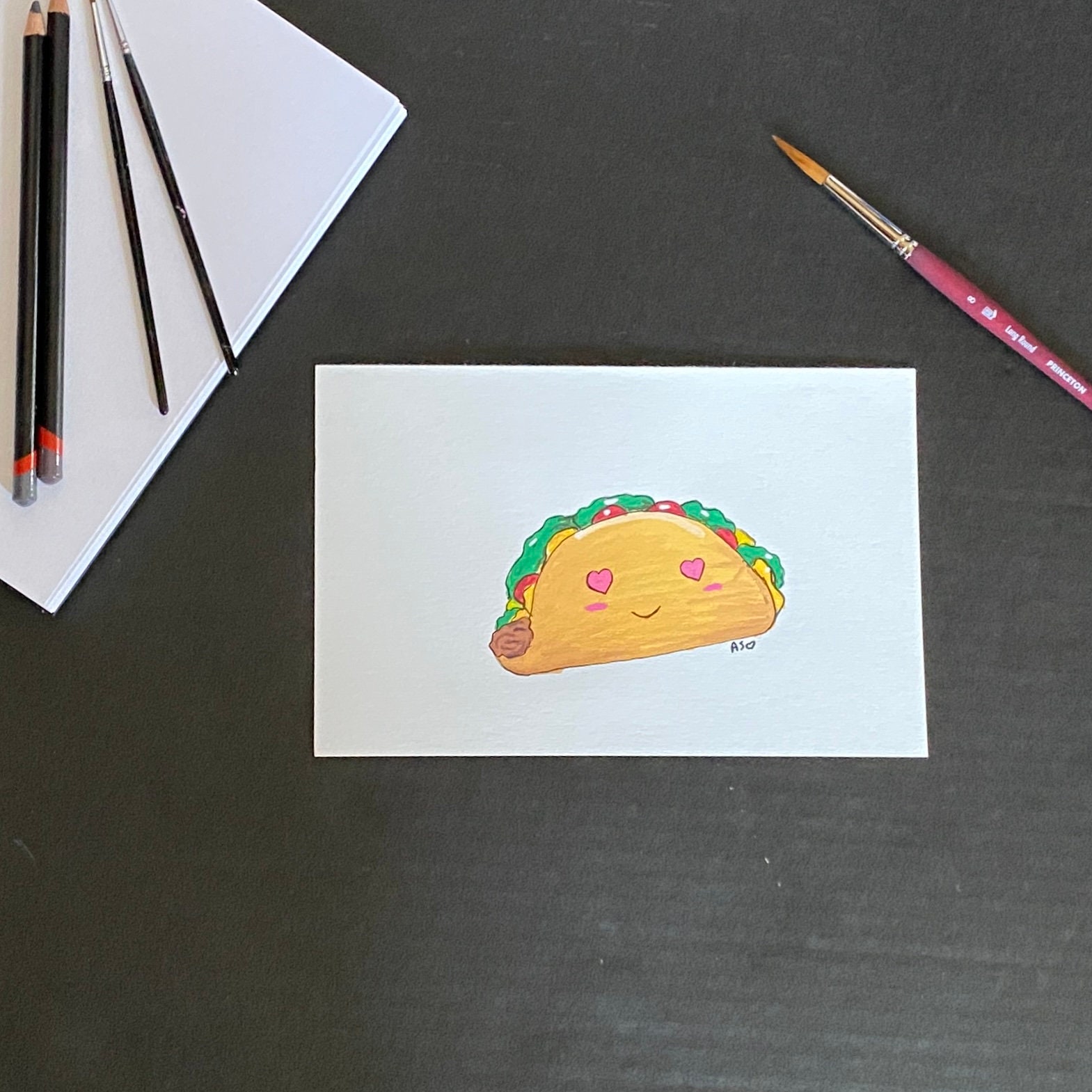 Food Animal Snacks | Cute Hand Drawn Color Sketch | 8.5