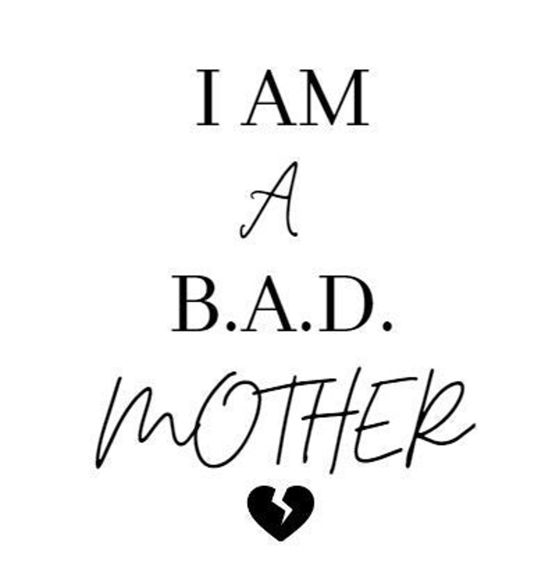 BAD Mom Gag Gift Funny Png Shirt DIY Etsy