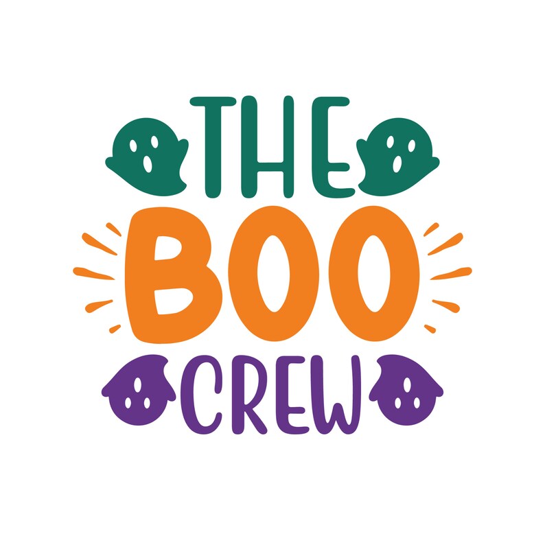 The Boo Crew SVG and Cut Files for Crafters Digital - Etsy