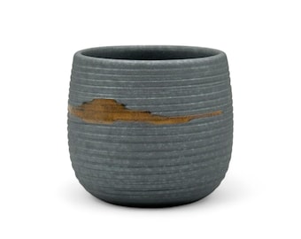Japonés Kumo Sendan Gris Yunomi hecho a mano 美濃焼 - Taza de té japonesa