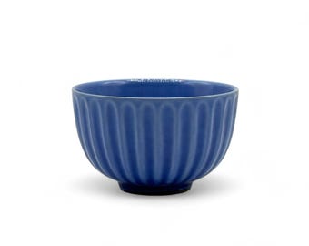 Hitugana Ocean Blue Mino-yaki Yunomi hecho a mano 美濃焼 - Taza de té japonesa Sencha
