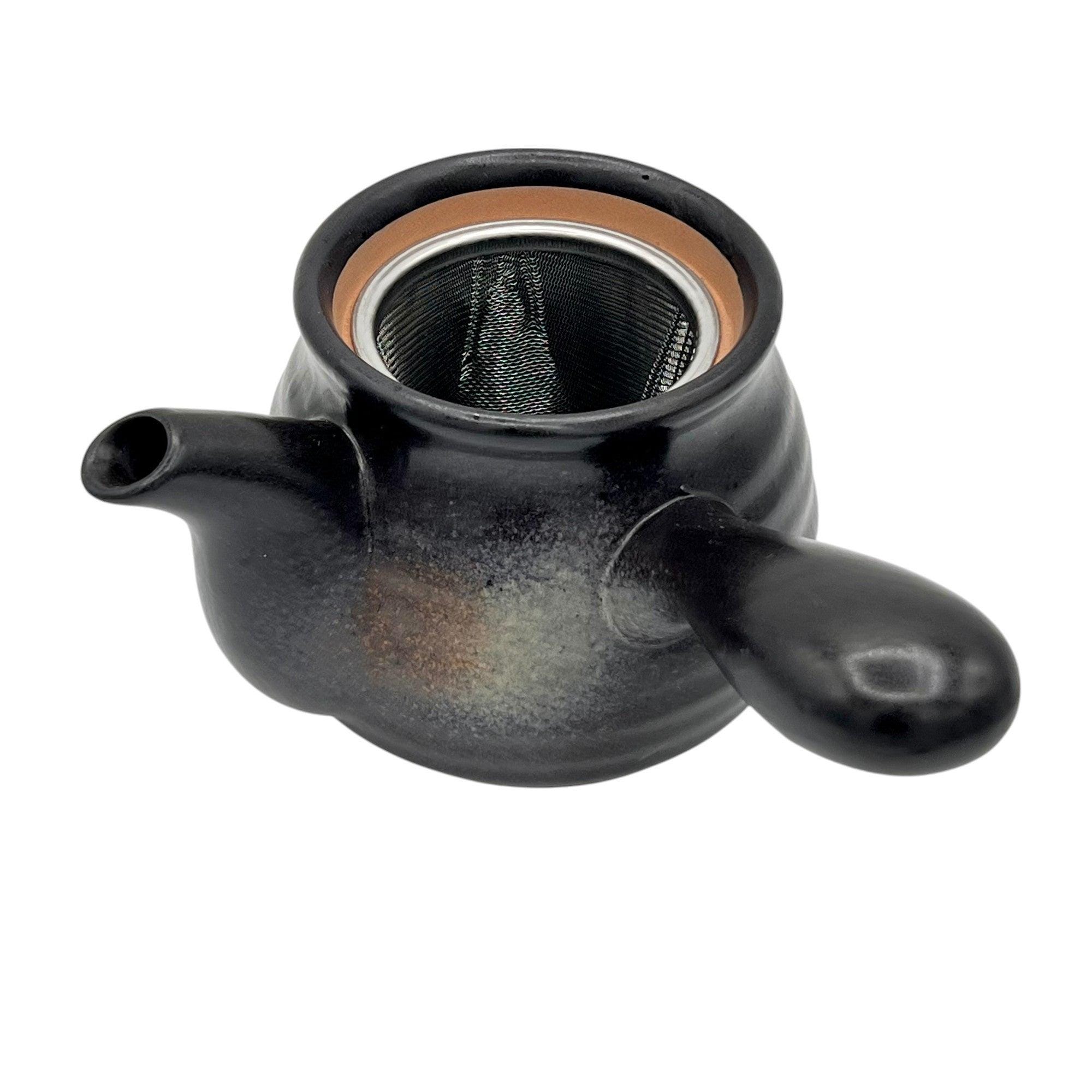 Kuro Bizen Black Tokoname-yaki Kyusu - Japanese Teapot - Etsy