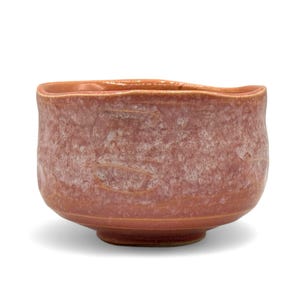 Japanese Inoue Pink Mino-yaki Handcrafted Matcha Chawan 美濃焼 - Japanese Matcha Bowl