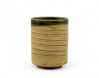 Japanese Obe Kinose Yellow Mino-yaki Handcrafted Yunomi 美濃焼 - Japanese Teacup