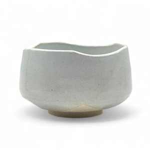 Japanese Oshiroi Yuzu White Mino-yaki Handcrafted Chawan 美濃焼 - Japanese Matcha Bowl