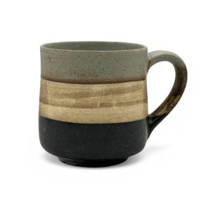 Japanese Handcrafted Sephia Gray Mug- Japanese Tea Mug 伸光窯 - Inoue Tea