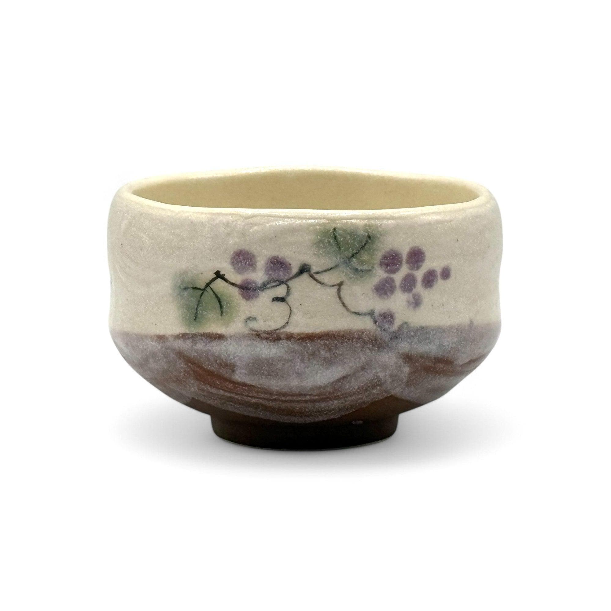 抹茶碗 ぶどう柄 ブドウ抹茶碗 - Etsy 日本