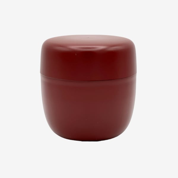 Japanese Style Ishida Red Resin Tea Canister Container - Japanese Chazutsu - Inoue Tea