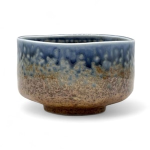 Japanese Sunaji Ainagashi Brown Mino-yaki Handcrafted Matcha Chawan 美濃焼 - Japanese Matcha Bowl