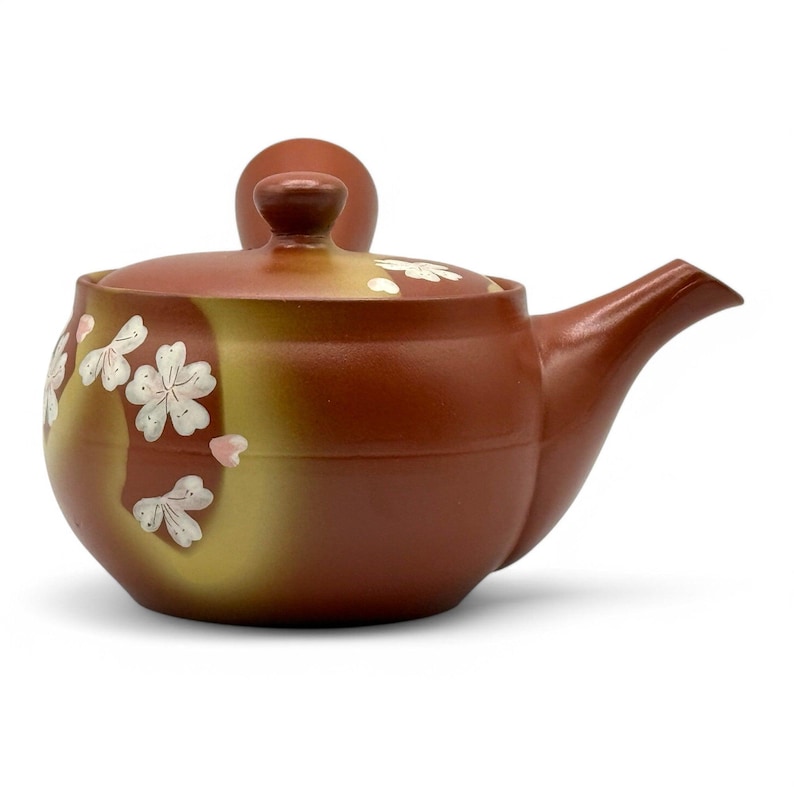 Inoue Tea Fusensaku Sakura no Hana Tokoname-yaki Kyusu - Thumbnail 4