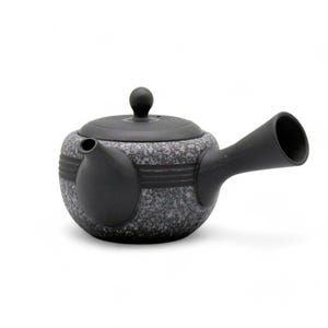 Japanese Komaru Gray Tokoname-yaki Kyusu by Haku yō 柏陽作 - Japanese Mini Teapot