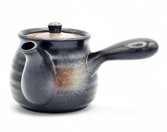 Kuro Bizen Black Tokoname-yaki Kyusu - Tetera japonesa