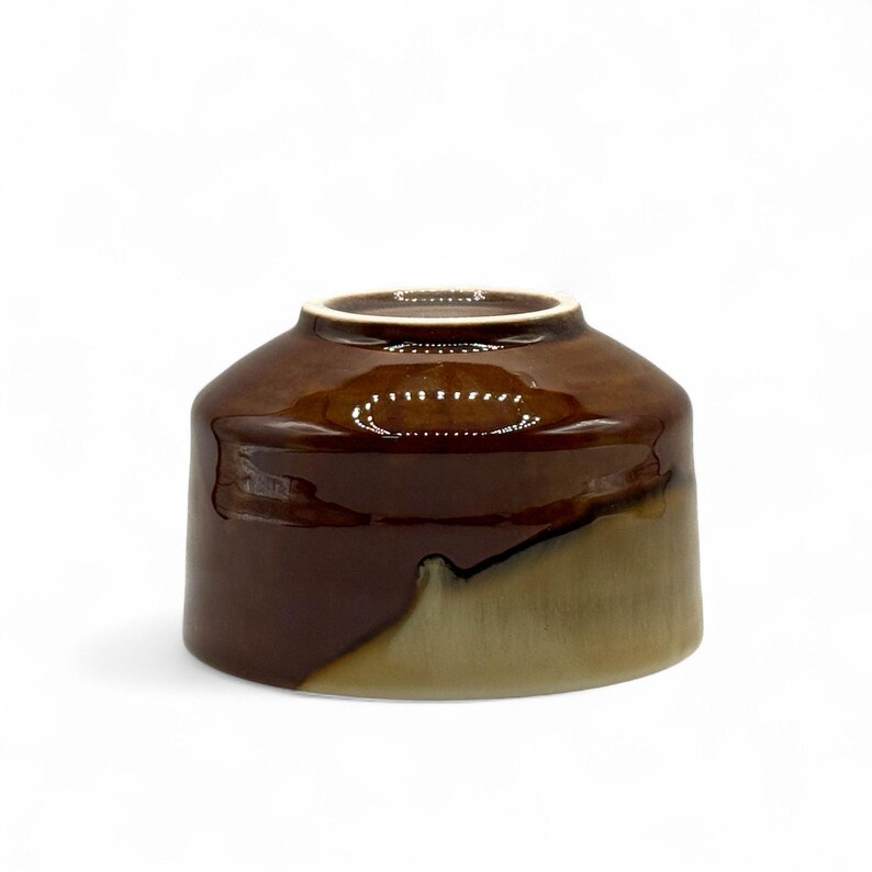 Chabyaku Brown Glaze Mino-yaki Chawan