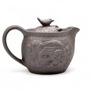 Japanese Tori Tobidashi Banko-yaki Kyusu 萬古焼 - Japanese Teapot