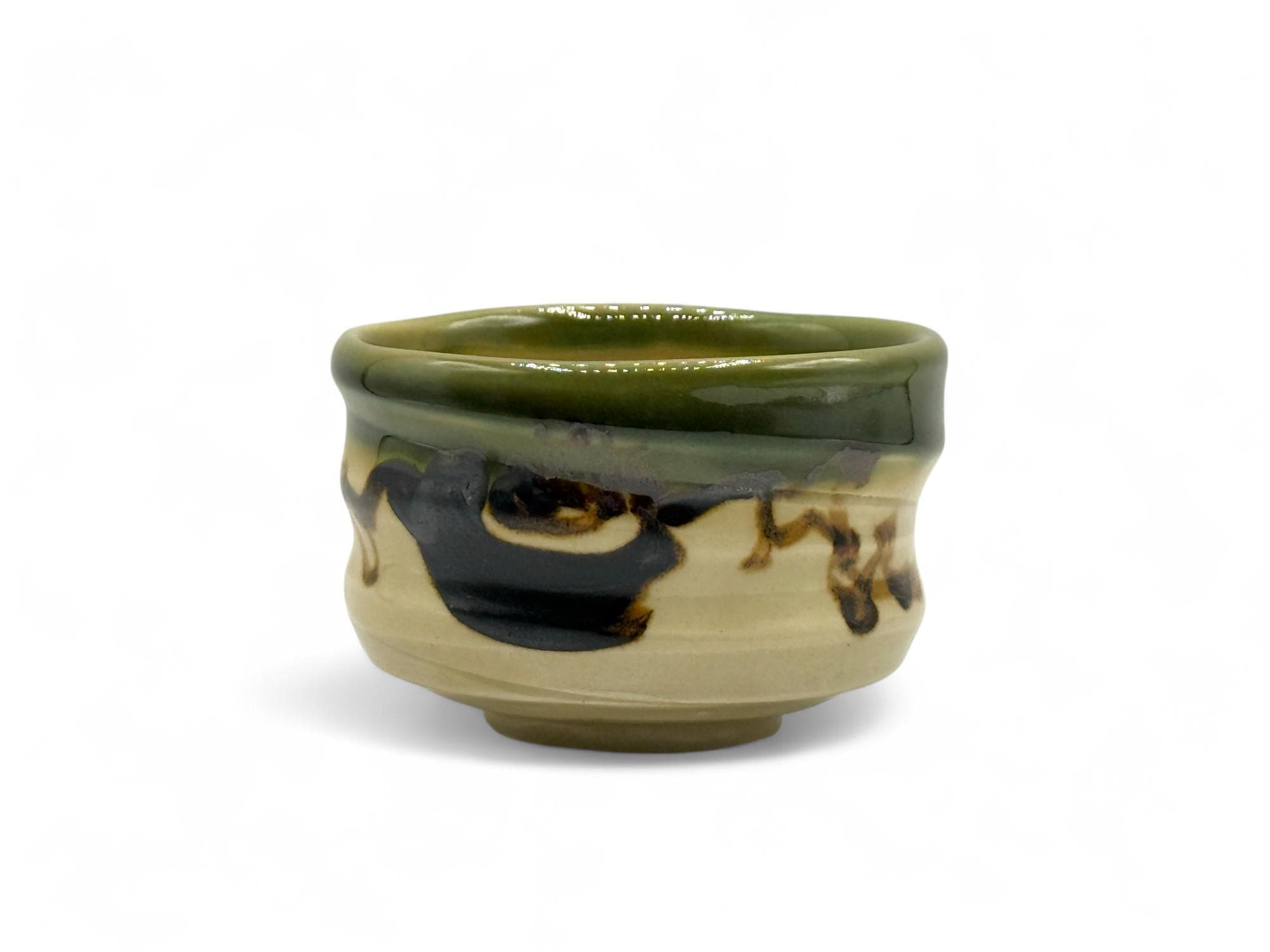 Bizen Ware Japanese Matcha Tea Bowl by Hozan | Japan Objects