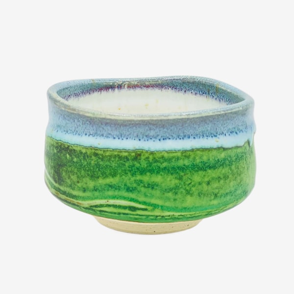 Bol japonais à thé vert Matcha Chawan en céramique fabriquée à la main - Thé Inoue