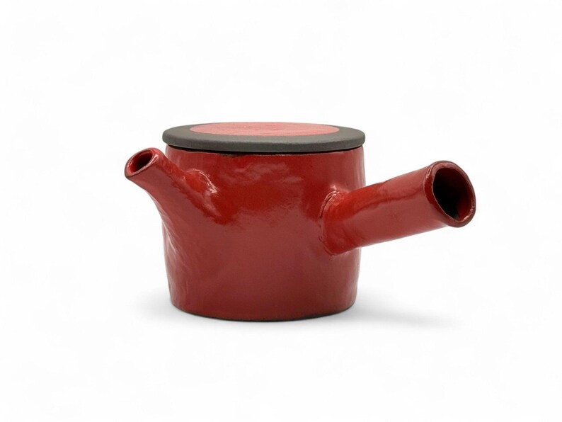 Isshin Clay Tokoname-yaki Kyusu Teapot - Thumbnail 4